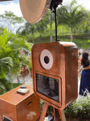 Totem Retrô para ativações de marca