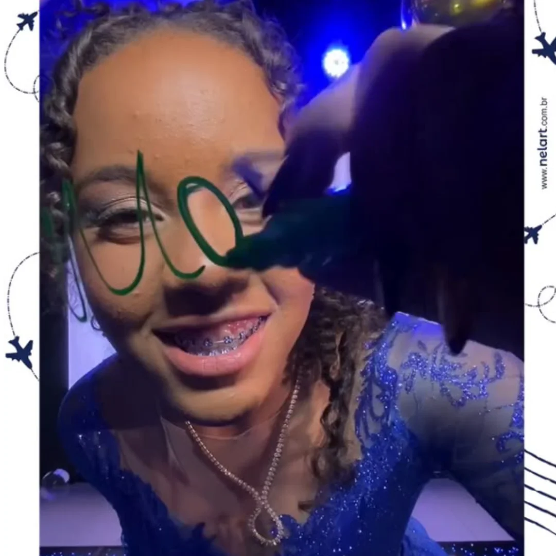Autógrafo Vídeo em festa de 15 anos