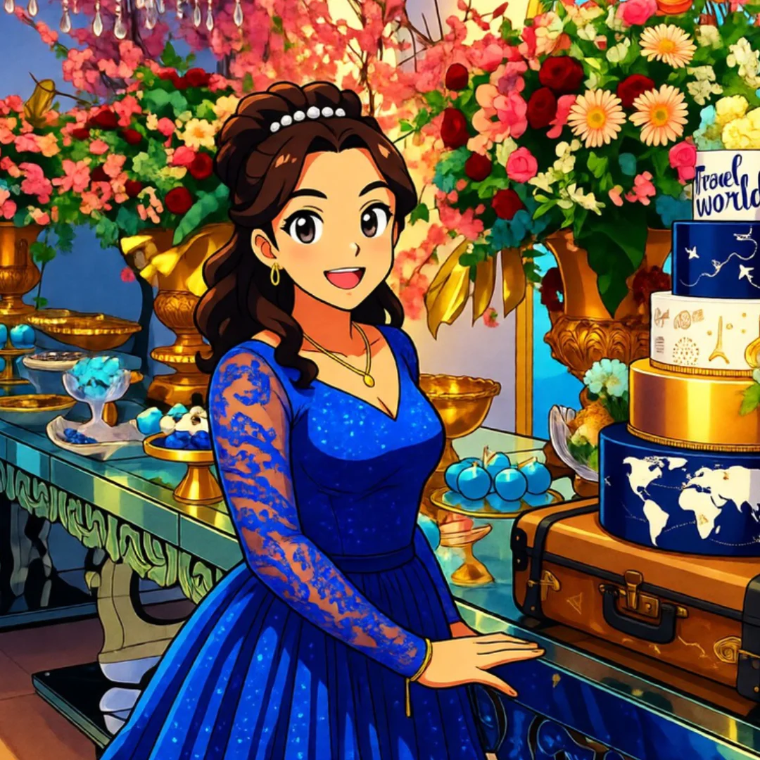 Experiência Fotográfica com IA na festa de 15 anos da Maria Clara